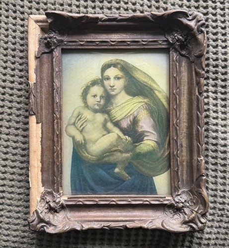 Antique sistine madonna print - sistine,