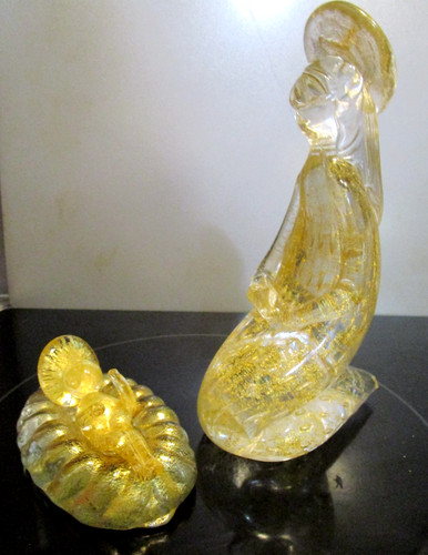 Vtg murano madonna mary jesus - vtg,