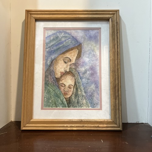 Madonna and child picture - child, 15