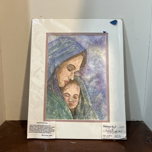 Madonna and child picture - and,