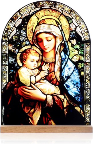 Virgin mary and - mary, acrylic